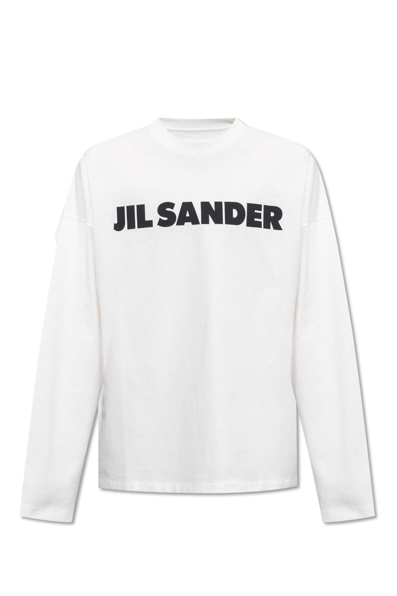 shirt with logo JIL SANDER - Jil Sander abstract-print knitted ...